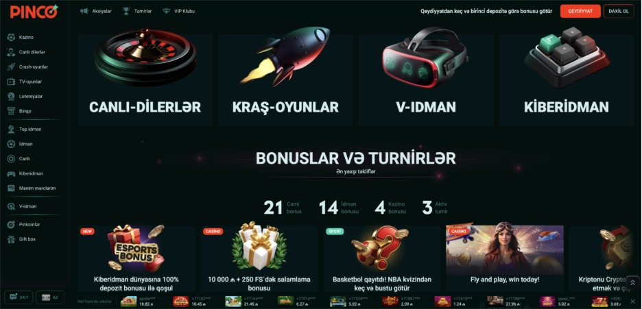 Pinco platformanın inkişaf tarixi və gələcək planları
